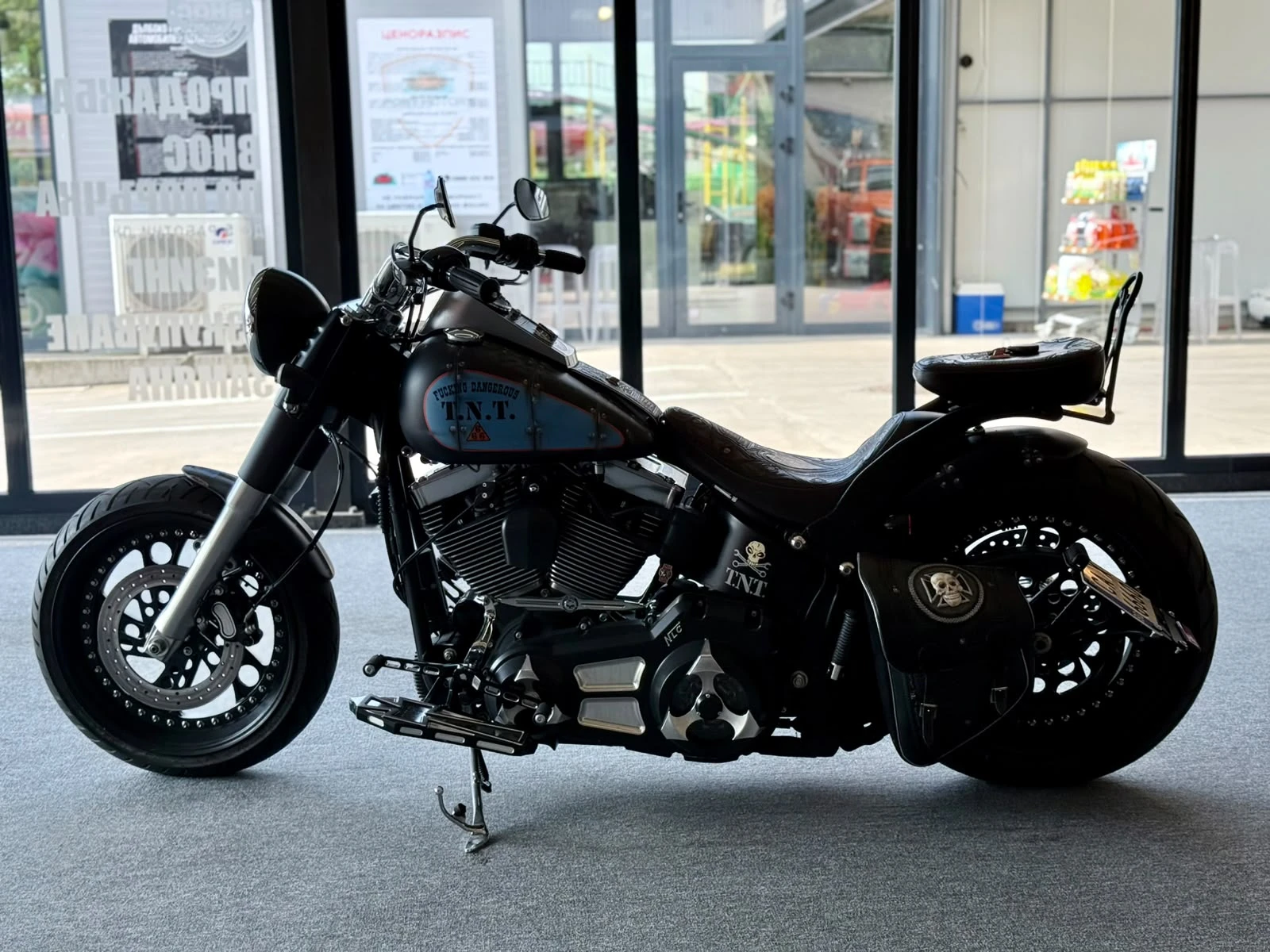 Harley-Davidson Bad Boy Fat Boy* Custom* LED* TNT* Лизинг, снимка 4 - Мотоциклети и мототехника - 54737537