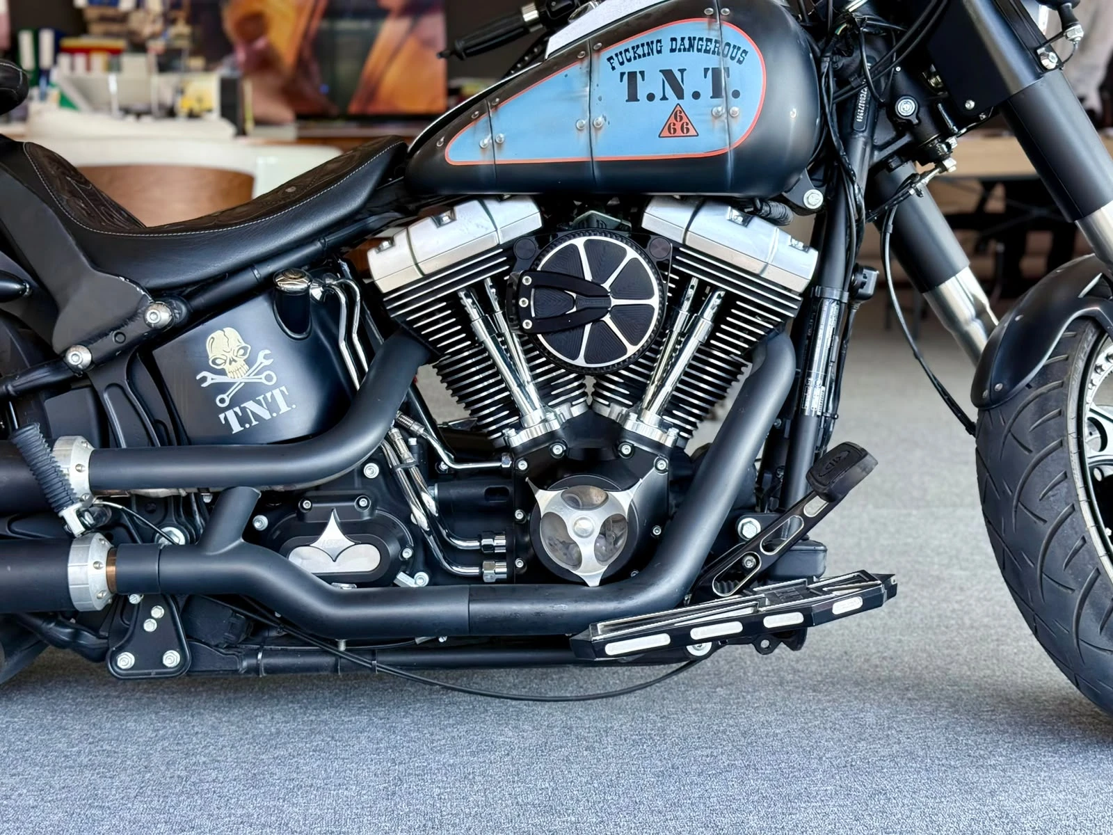 Harley-Davidson Bad Boy Fat Boy* Custom* LED* TNT* Лизинг, снимка 8 - Мотоциклети и мототехника - 54737537