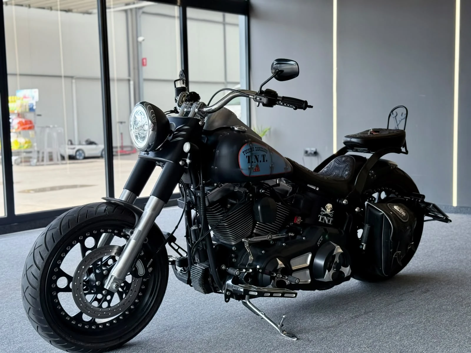 Harley-Davidson Bad Boy Fat Boy* Custom* LED* TNT* Лизинг, снимка 3 - Мотоциклети и мототехника - 54737537