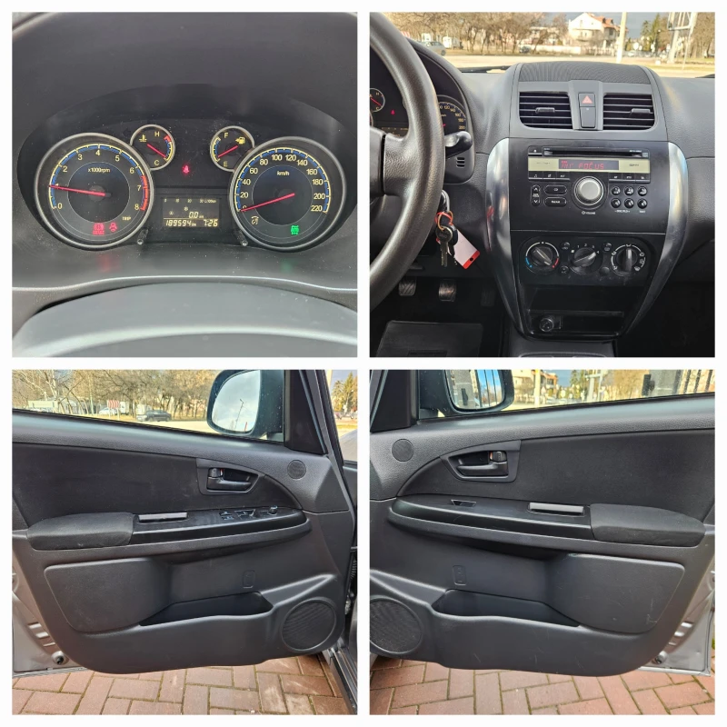 Fiat Sedici 1.6 бензин, 120к.с., 4х4, Facelift!, снимка 14 - Автомобили и джипове - 48660547