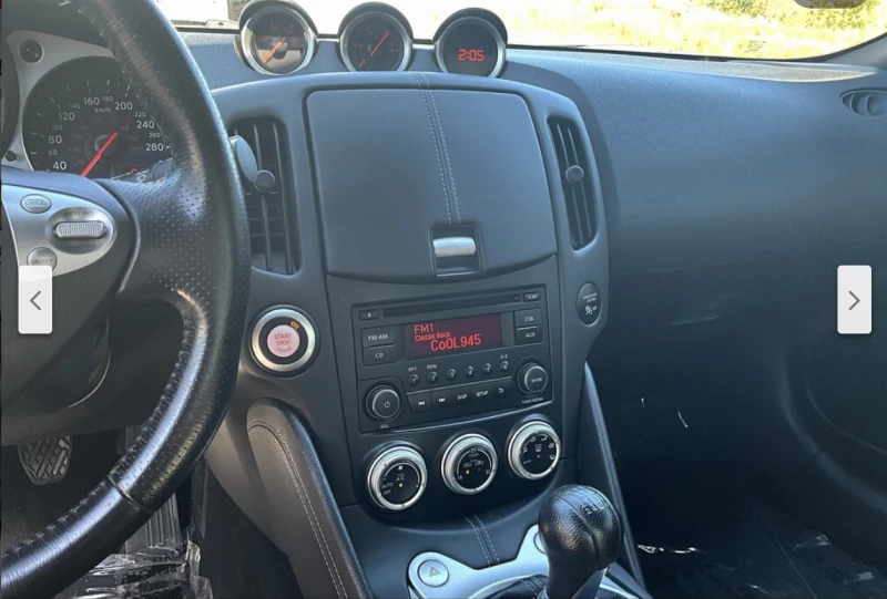 Nissan 370Z РЪЧНИ* СКОРОСТИ* БЕЗ* ИНДИЦЕНТИ* КЛИМАТРОНИК* АВТО, снимка 10 - Автомобили и джипове - 52936525