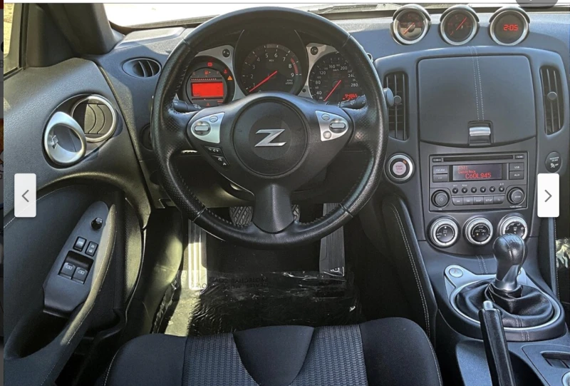 Nissan 370Z РЪЧНИ* СКОРОСТИ* БЕЗ* ИНДИЦЕНТИ* КЛИМАТРОНИК* АВТО, снимка 9 - Автомобили и джипове - 52936525