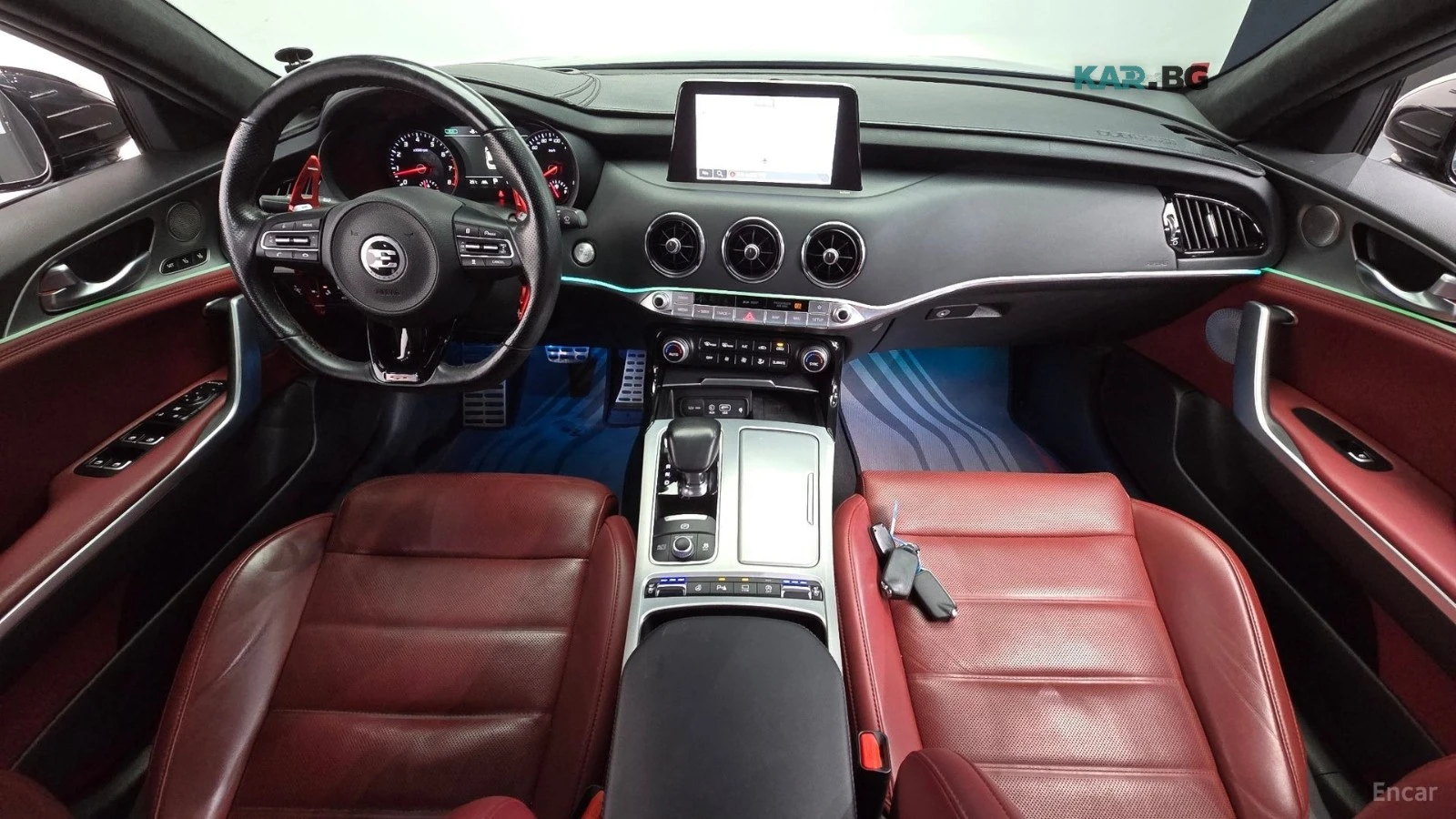 Kia Stinger 3.3 Turbo AWD GT* HUD* 360* ОБДУХВ* НАВИ, снимка 6 - Автомобили и джипове - 56165011