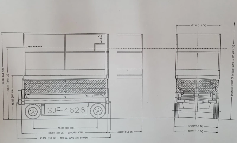 Автовишка Друга марка SKYJACK SJ 4626E, снимка 15 - Индустриална техника - 49163683