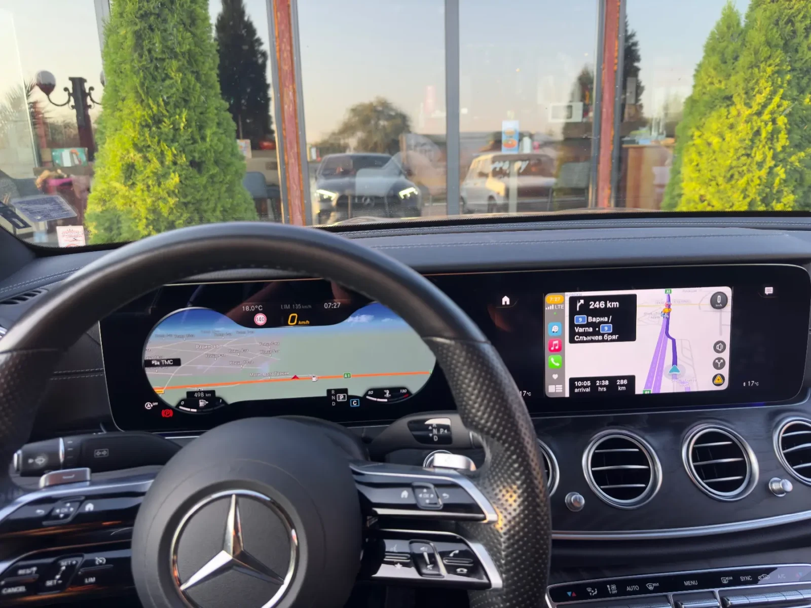 Mercedes-Benz E 220 AMG Night pack* Multibeam/Burmester/Pano| 360view| | Mobile.bg   15