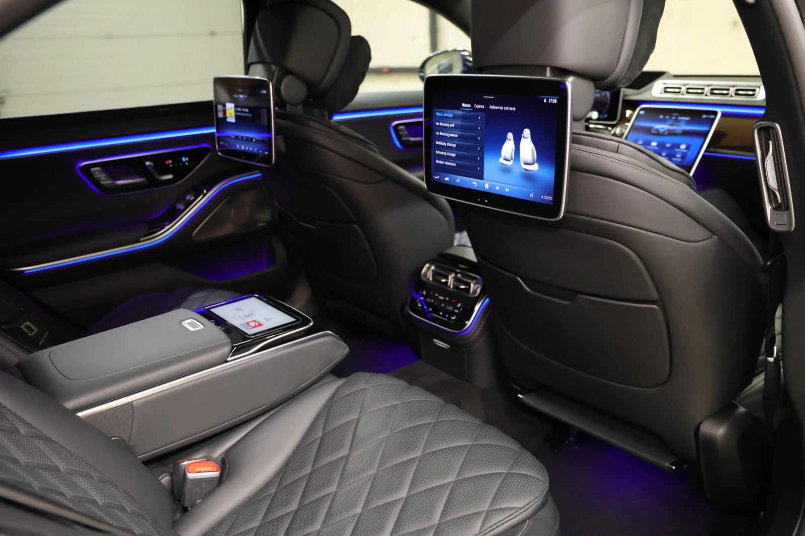 Mercedes-Benz S 450 d Long AMG 3xTV     | Mobile.bg   16