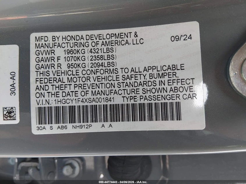 Honda Accord 1.5l Se, снимка 9 - Автомобили и джипове - 54424647