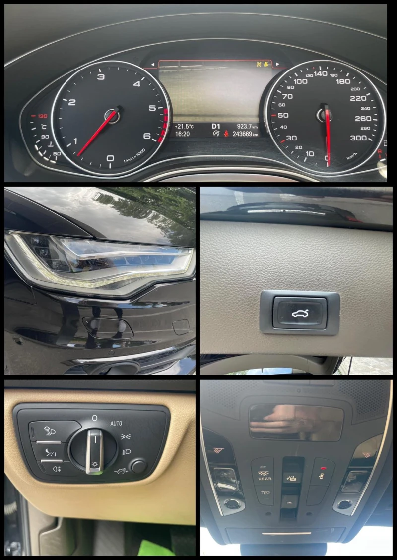 Audi A6 3.0TDI* Quattro* S-line* Bose* LED* Night Vision* , снимка 14 - Автомобили и джипове - 50226104