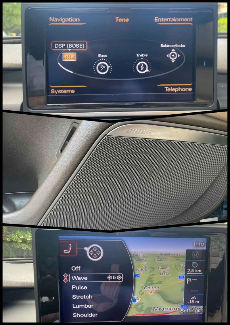 Audi A6 3.0TDI* Quattro* S-line* Bose* LED* Night Vision* , снимка 12 - Автомобили и джипове - 50226104