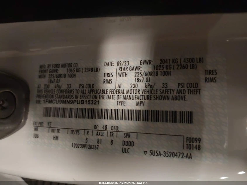 Ford Escape 1.5L I-3 DI, DOHC, VVT, TURBO, 180HP All Wheel | Mobile.bg � ����������� 9