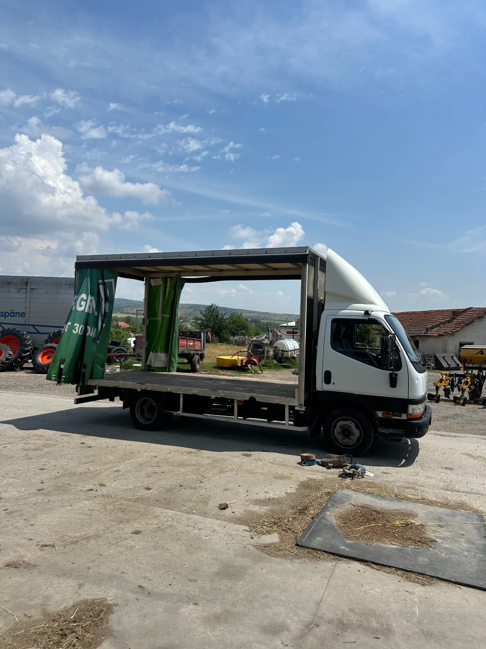 Mitsubishi Canter Тристрана щора, снимка 2 - Бусове и автобуси - 55682552