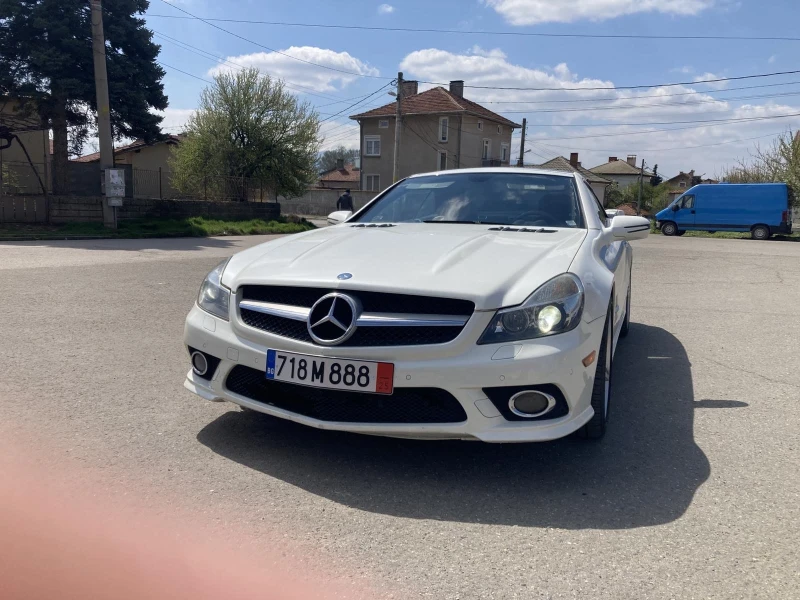 Mercedes-Benz SL 55 AMG SL550 бяла перла