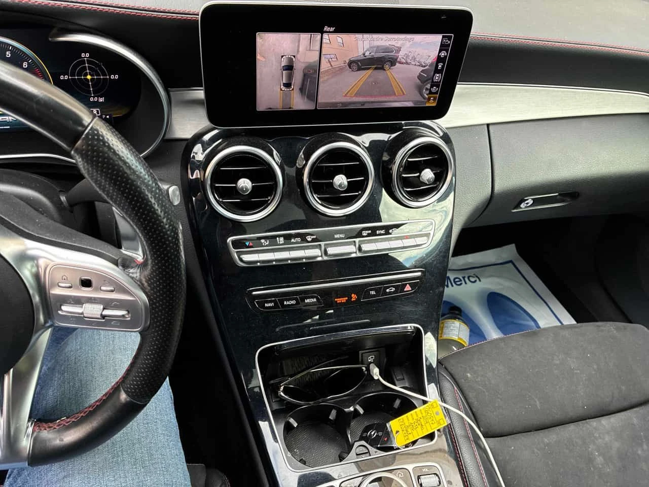 Mercedes-Benz C 43 AMG ДИСТРОНИК * 360 * BURMESTER * PANO * ПОДГРЕВИ, снимка 9 - Автомобили и джипове - 54918306