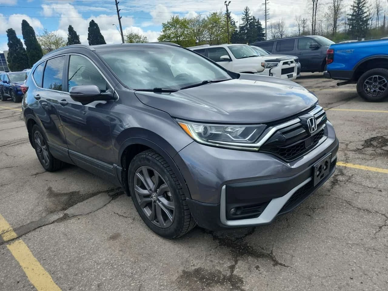 Honda Cr-v SPORT/CARFAX/Кожа/Подгрев/Шибедах/Дистроник/2 Ключ, снимка 2 - Автомобили и джипове - 54424062