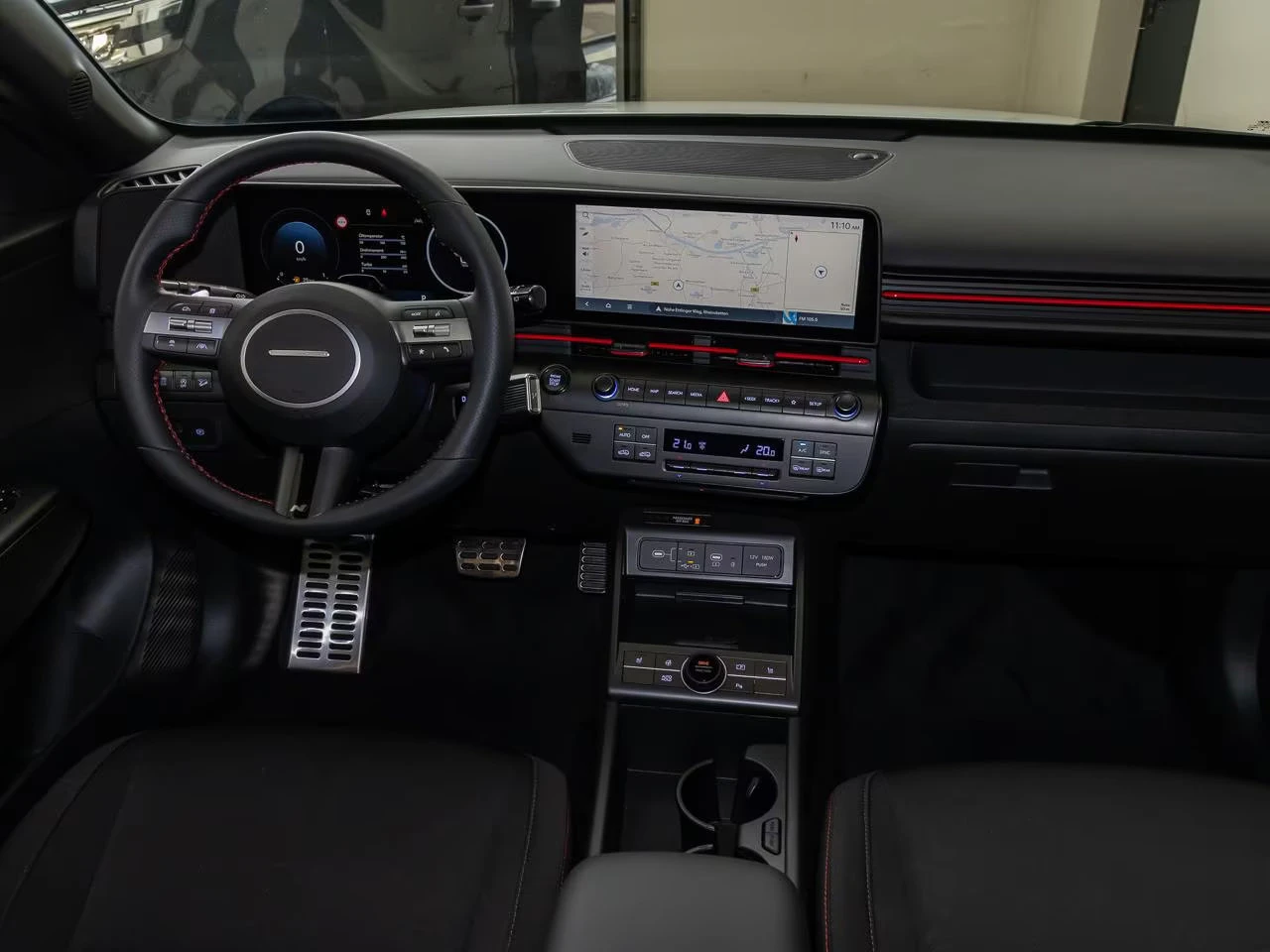 Hyundai Kona НОВ!/T-GDi/139HP/N-LINE/DCT/CAM/NAVI/CPLAY/226q, снимка 7 - Автомобили и джипове - 54340739