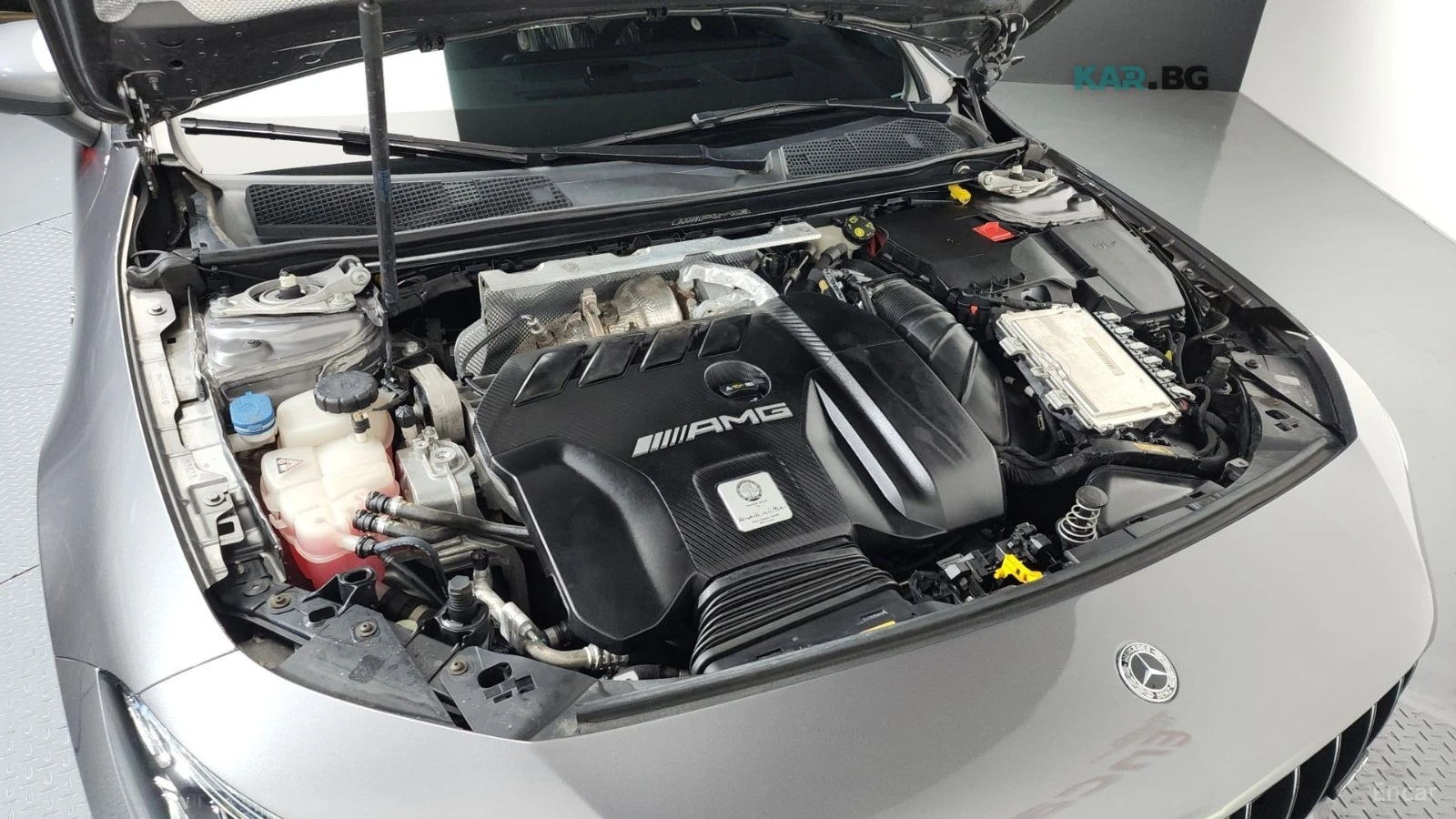 Mercedes-Benz CLA 45 S AMG* HUD* КОЖА* ПАНО* КАМЕРА, снимка 6 - Автомобили и джипове - 55212538