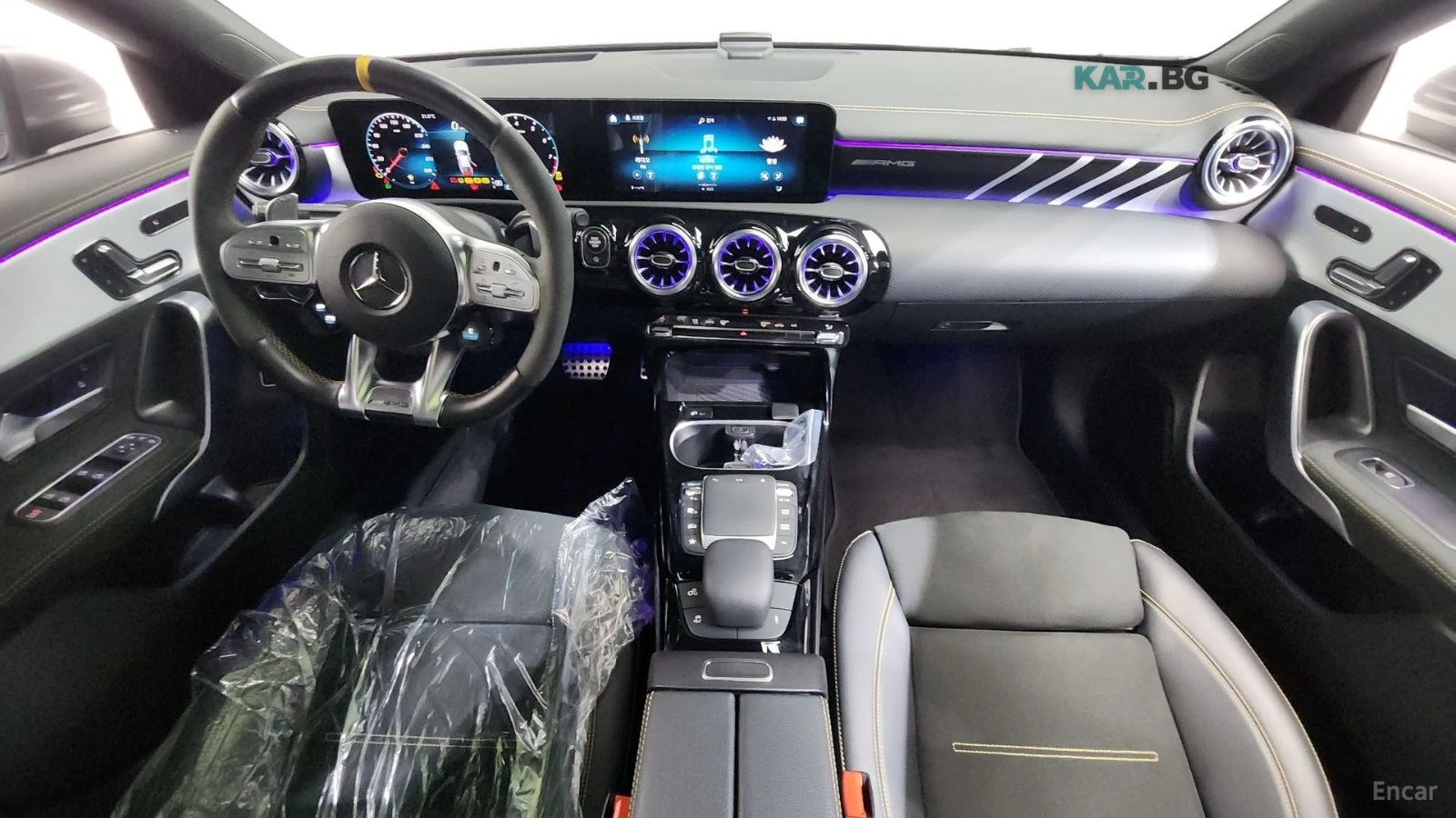 Mercedes-Benz CLA 45 S AMG* HUD* КОЖА* ПАНО* КАМЕРА, снимка 7 - Автомобили и джипове - 55212538