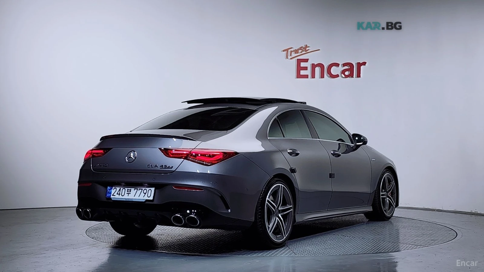 Mercedes-Benz CLA 45 S AMG* HUD* КОЖА* ПАНО* КАМЕРА, снимка 2 - Автомобили и джипове - 55212538