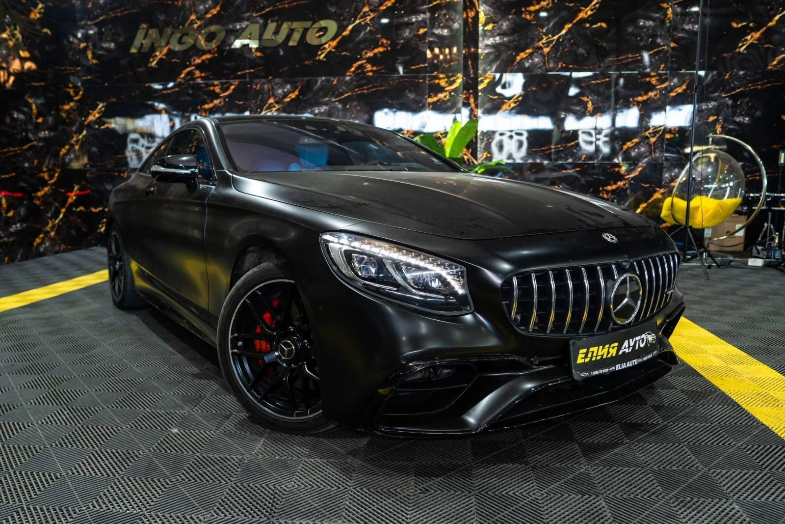 Mercedes-Benz S 500 COUPE FULL BRABUS PACK LED ПАНО BURM ЛИЗИНГ 100%, снимка 4 - Автомобили и джипове - 55852766