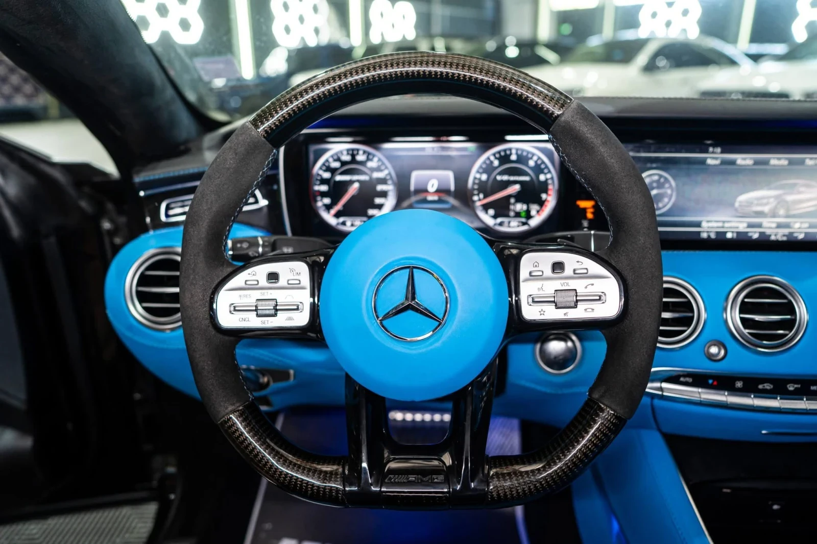 Mercedes-Benz S 500 COUPE FULL BRABUS PACK LED ПАНО BURM ЛИЗИНГ 100%, снимка 12 - Автомобили и джипове - 55852766