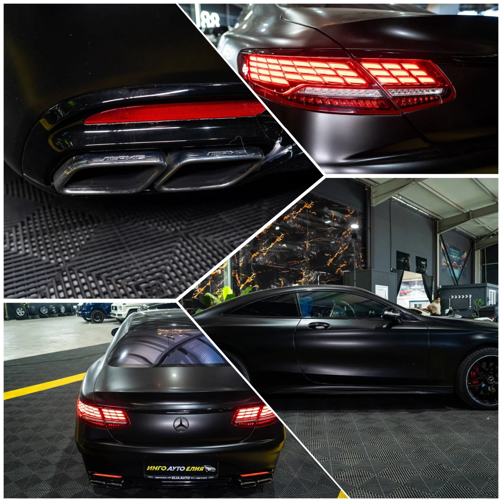 Mercedes-Benz S 500 COUPE FULL BRABUS PACK LED ПАНО BURM ЛИЗИНГ 100%, снимка 17 - Автомобили и джипове - 55852766