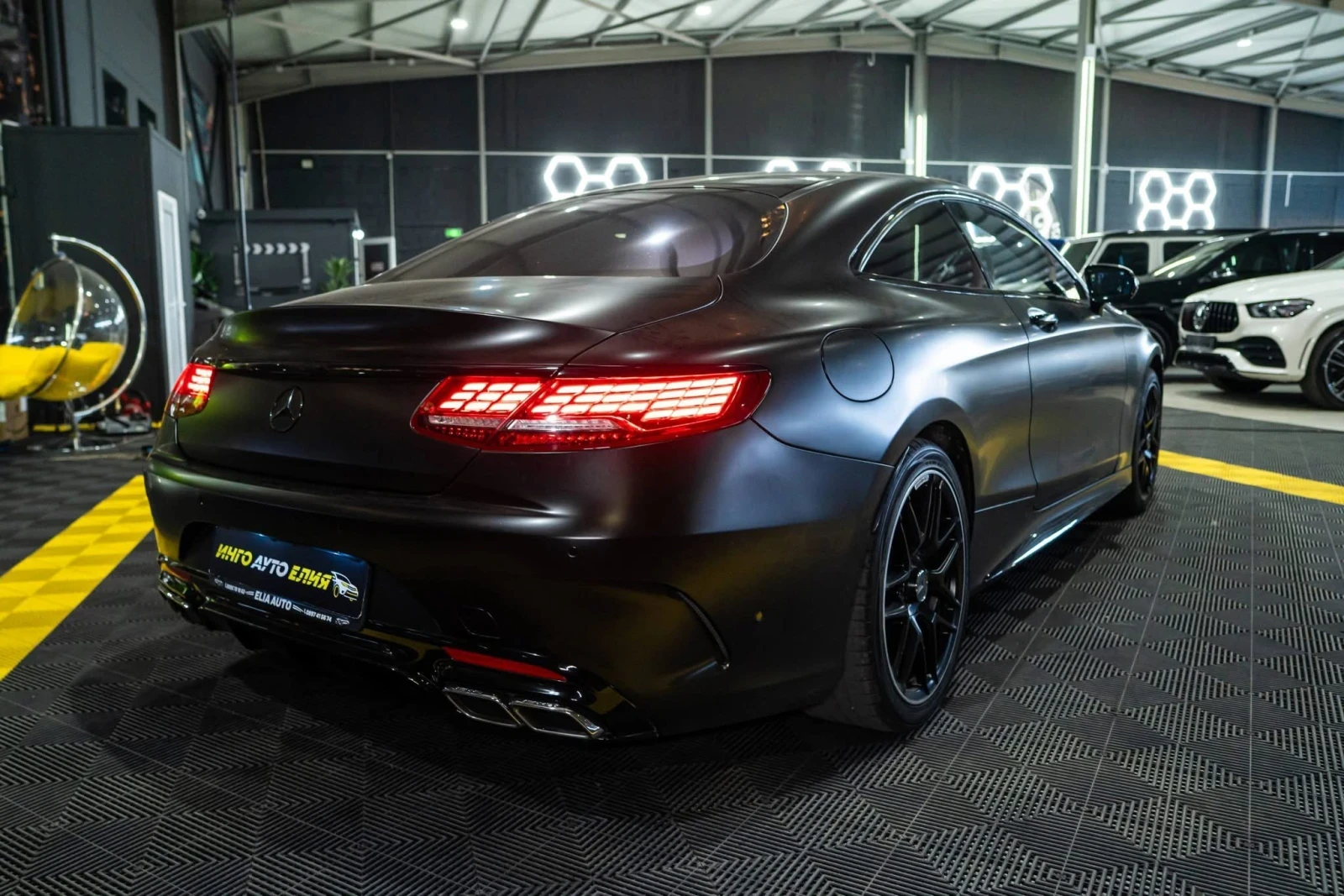 Mercedes-Benz S 500 COUPE FULL BRABUS PACK LED ПАНО BURM ЛИЗИНГ 100%, снимка 8 - Автомобили и джипове - 55852766