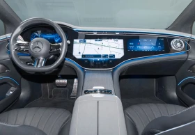 Mercedes-Benz EQS 450+ /AMG/4MATIC/HYPERSCREEN/BURM/PANO/125kWh/360/, снимка 14