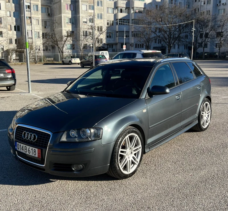 Audi A3 2, 0 TDi S-line Панорама , снимка 1 - Автомобили и джипове - 48636982