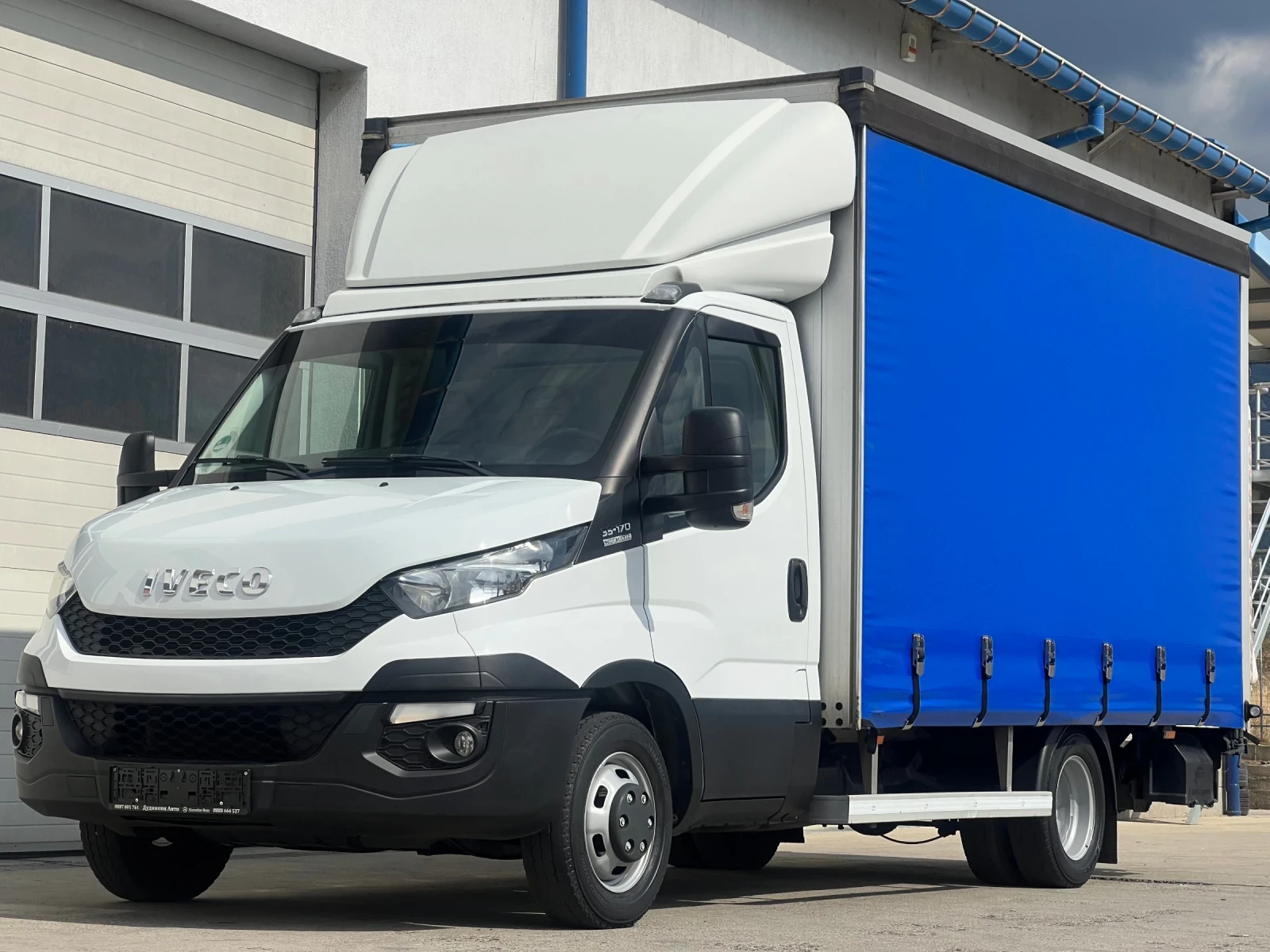 Iveco Daily 35c17 / 3.0L / Щори + падащ борд / Б-кат. - изображение 3