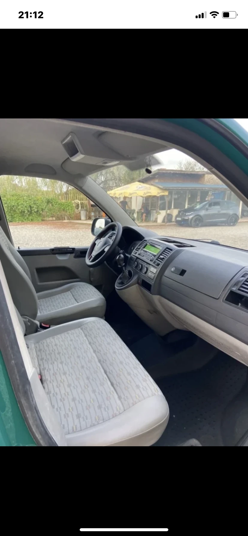 VW T5 2.0D Товаропътнически 6-местен, снимка 10 - Бусове и автобуси - 54512332
