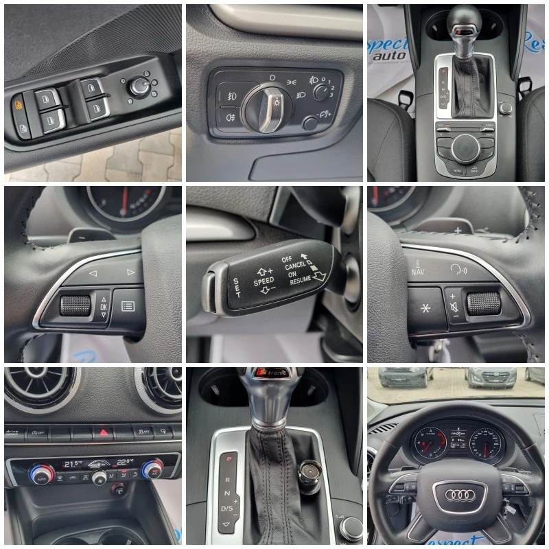 Audi A3 АВТОМАТИК= 1.6TDi-110ps* 2015г. EURO 6B , снимка 14 - Автомобили и джипове - 40721928