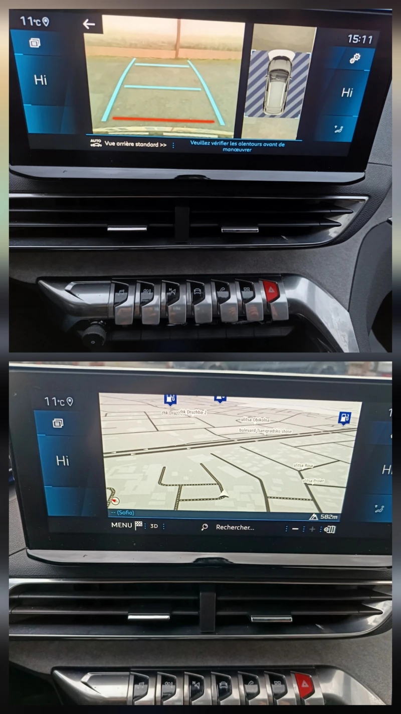 Peugeot 3008 GT PANORAMA+ AVTOMAT+ КОЖЕН САЛО+ БЯЛА ПЕРЛА, снимка 14 - Автомобили и джипове - 53500112