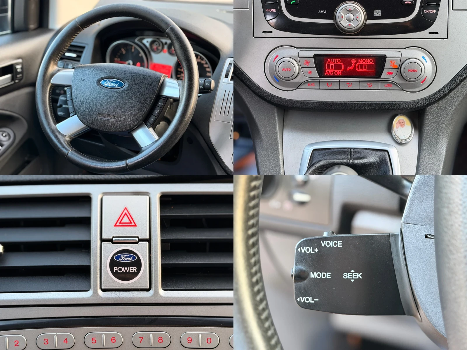 Ford Kuga 2.0TDCI/KEYLESS/КОЖА, снимка 16 - Автомобили и джипове - 55589976