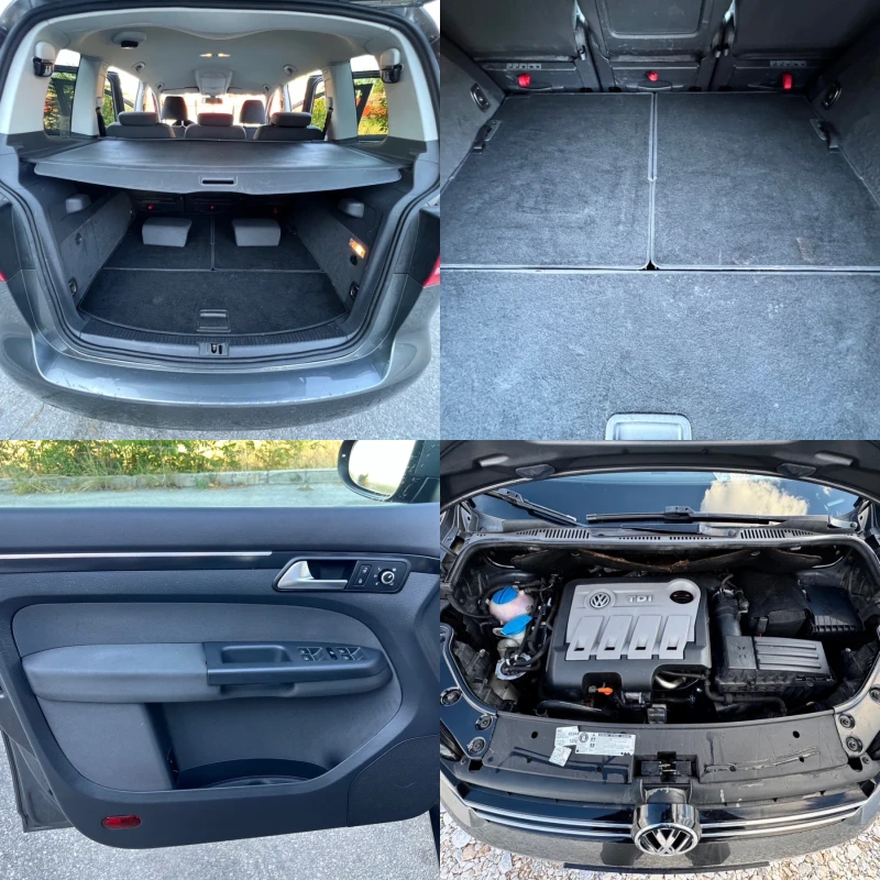 VW Touran 2.0 TDI 140к.с 6 + 1 HIGHLINE / NAVI / PARKTRONIC, снимка 16 - Автомобили и джипове - 46914538