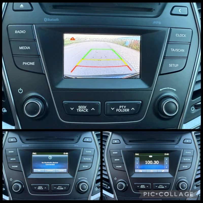 Hyundai Santa fe 2.2 CRDI/197kc/6ck/4x4/Камера/KeyLessGo/BiXenon, снимка 10 - Автомобили и джипове - 52809679