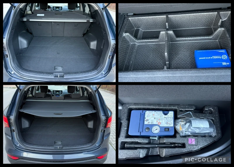 Hyundai Santa fe 2.2 CRDI/197kc/6ck/4x4/Камера/KeyLessGo/BiXenon, снимка 16 - Автомобили и джипове - 52809679