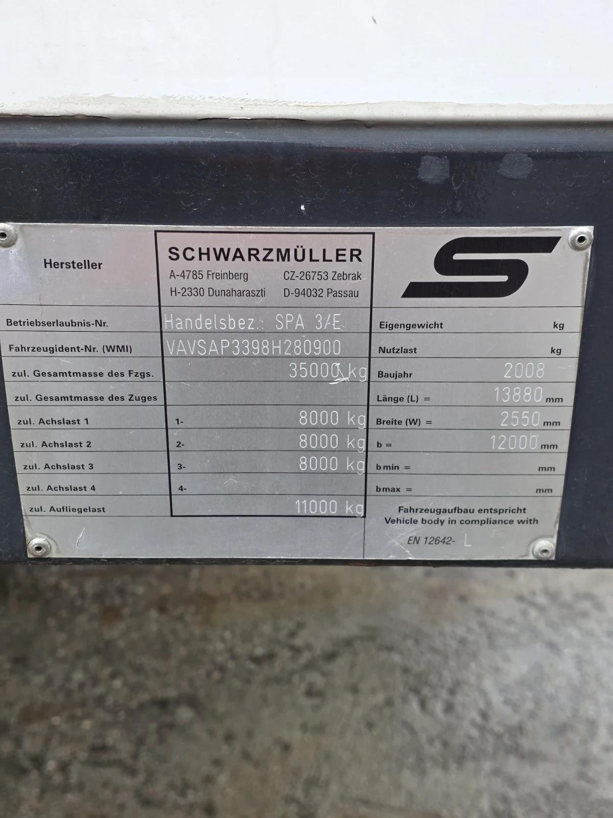 Полуремарке Schwarzmuller J, снимка 7 - Ремаркета - 54014830