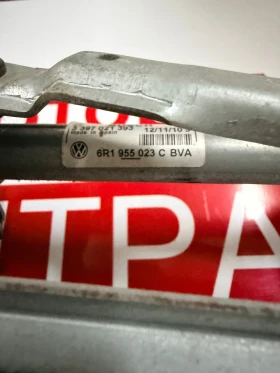 6R1955023C Моторче с механизъм предни чистачки SEAT IBIZA 2012 3397021393 6R1955119A 0390241566, снимка 4