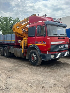 Обява за продажба на Iveco 190-32 Тристранен самосвал с кран ~58 800 лв. - изображение 1