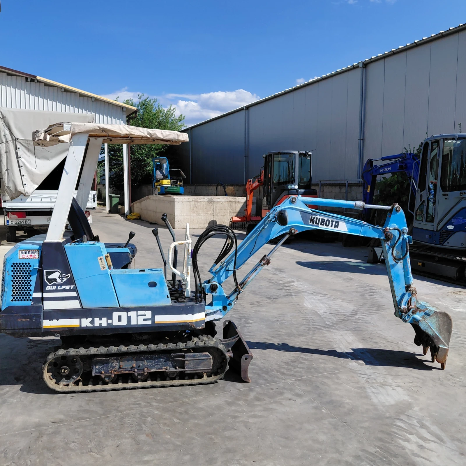 Багер Kubota KH-012 * 1000 МОТОЧАСА * ТОП СЪСТОЯНИЕ * , снимка 6 - Индустриална техника - 53887565