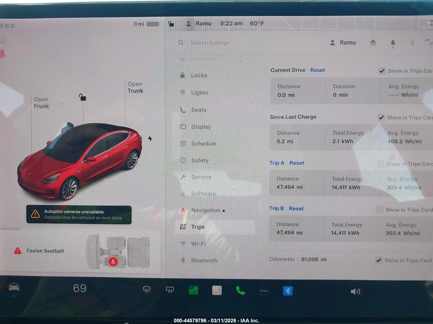 Tesla Model 3 Long Range Battery AWD, снимка 7 - Автомобили и джипове - 54241222