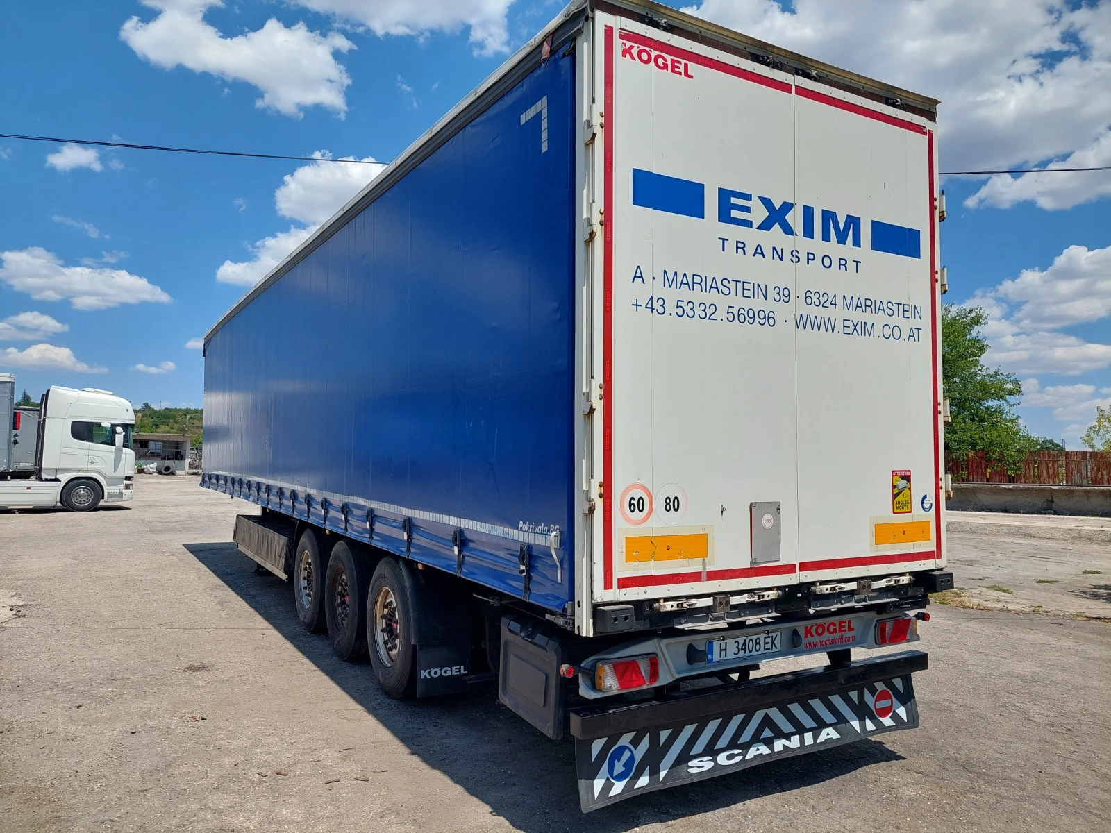 Полуремарке Koegel SN24 ОЛЕКОТЕНО С ПОВДИГАЩ ТАВАН, снимка 3 - Ремаркета - 54099853