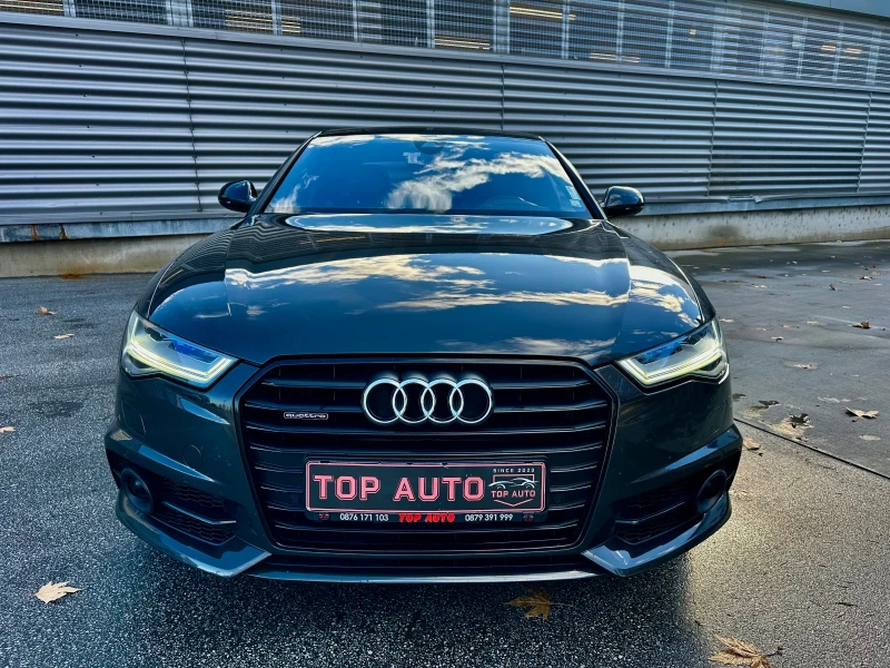 Audi A6 S-Line/Quattro/BiTurbo/Distronic/LED/CarPlay/Navi, снимка 8 - Автомобили и джипове - 48305710