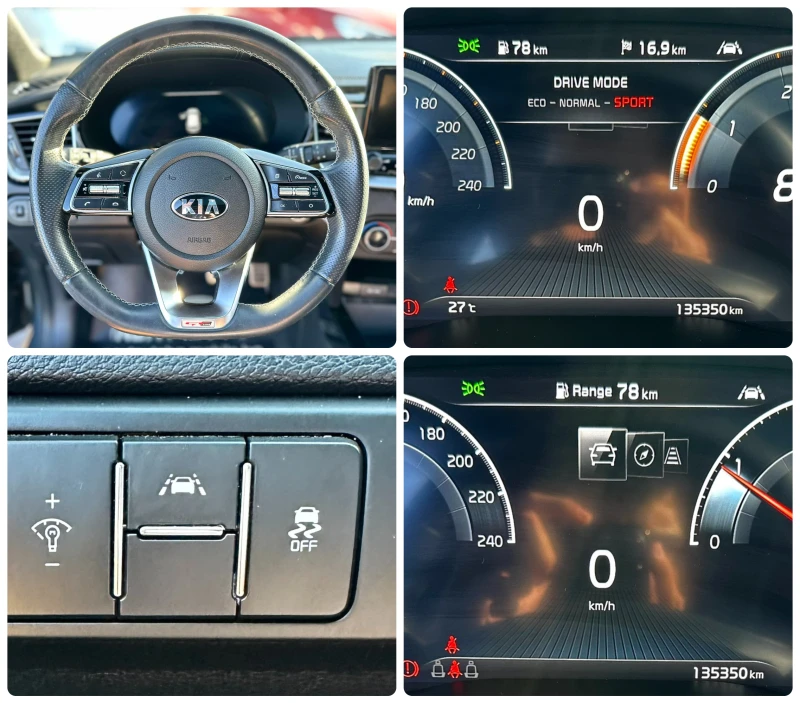 Kia Ceed 1.6HYBRID 136HP GT LINE LED LANE ASSIST EU6D, снимка 13 - Автомобили и джипове - 51619256