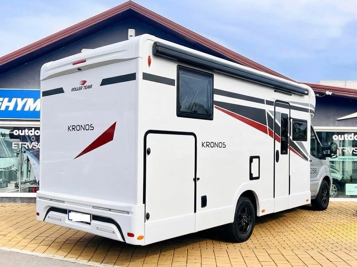 Кемпер ROLLER TEAM Kronos 288, 5 МЕСТЕН, КИМАТИК, СОЛАР, снимка 3 - Каравани и кемпери - 56075727