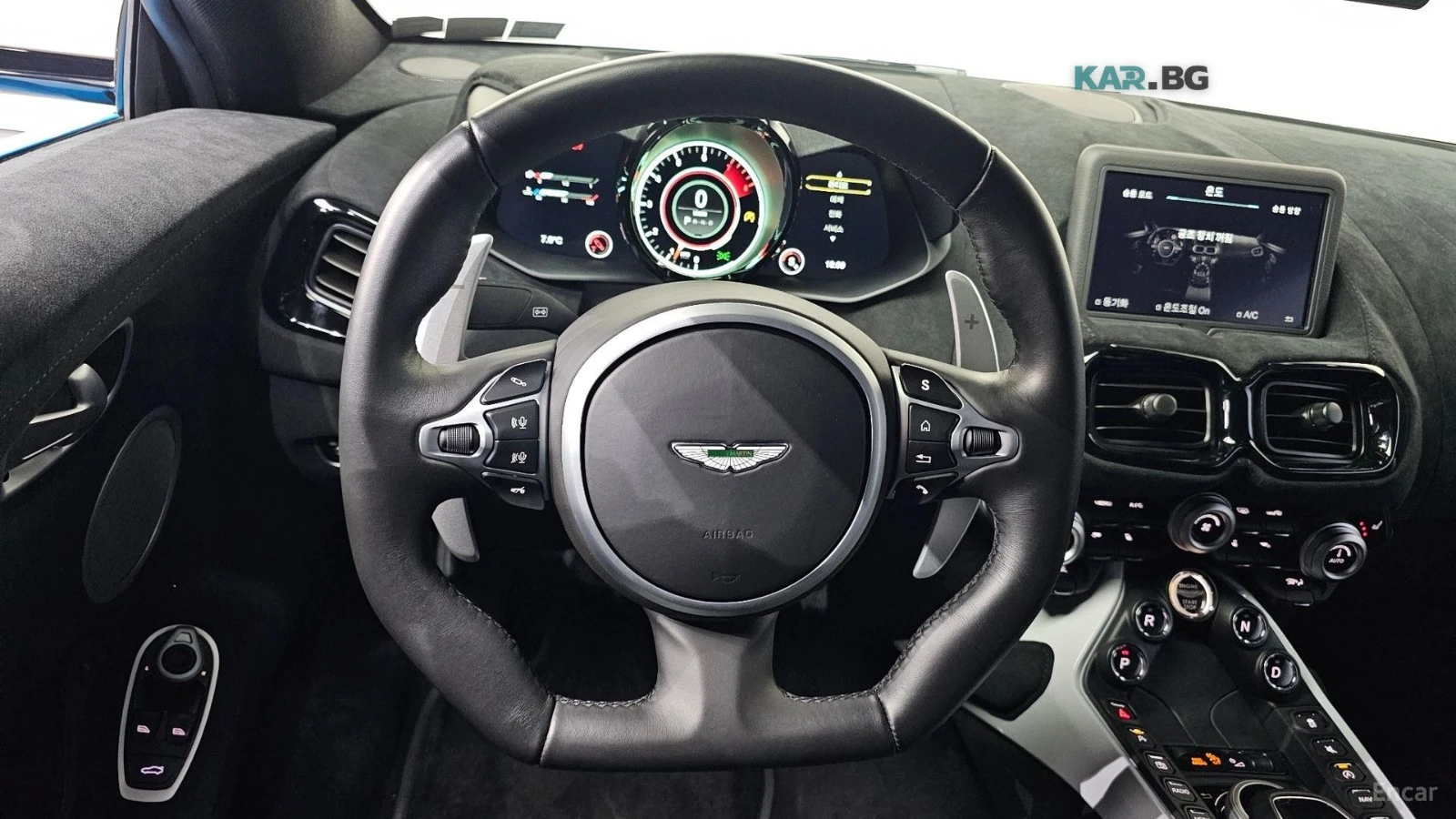 Aston Martin V8 Vantage * 4.0* V8* АЛКАНТАРА* ПОДГРЕВ* 360* , снимка 12 - Автомобили и джипове - 54893100