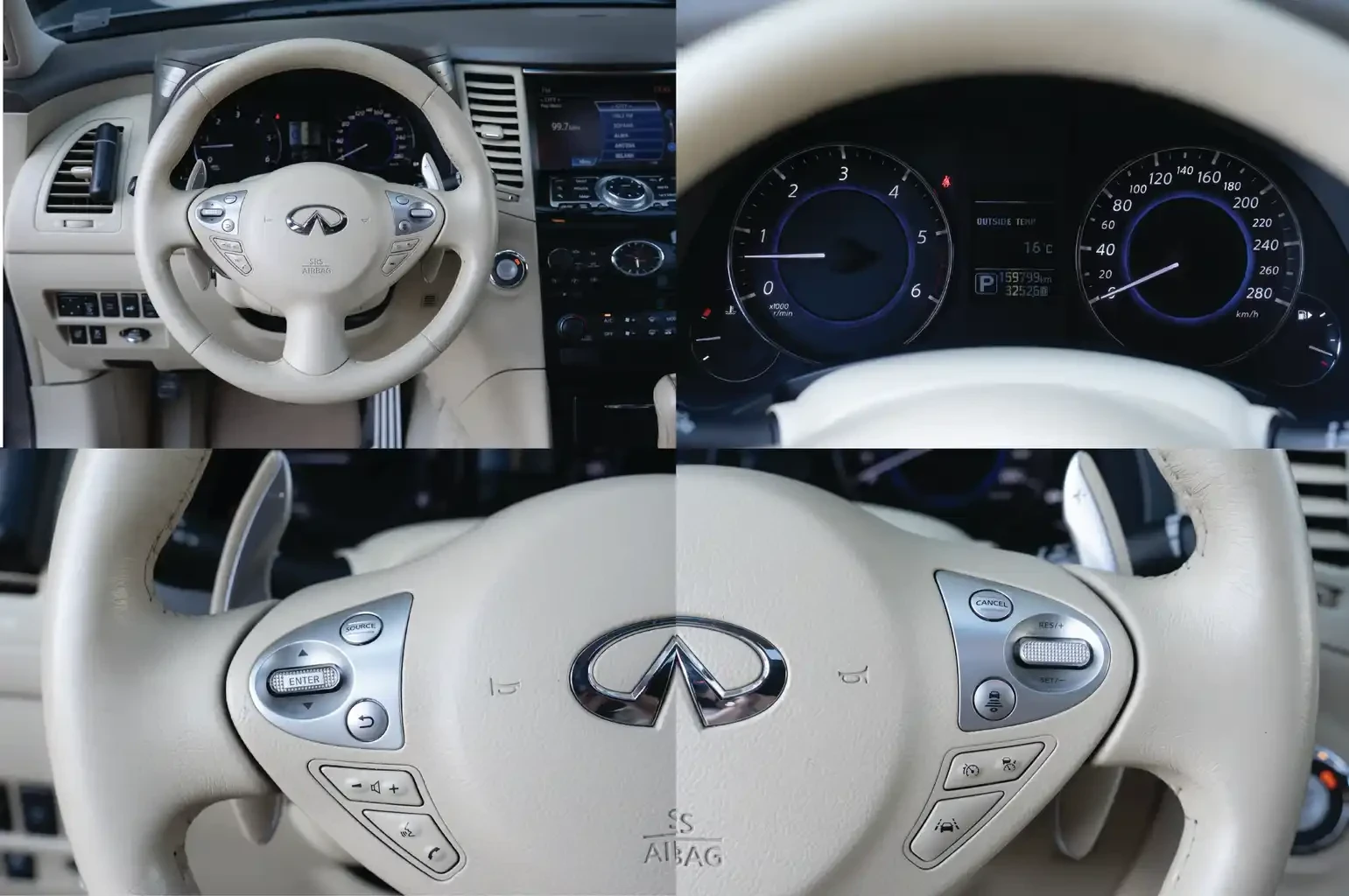 Infiniti QX70 3.0dS * ЕДИН СОБСТВЕНИК * РЕАЛЕН ПРОБЕГ, снимка 12 - Автомобили и джипове - 54477137
