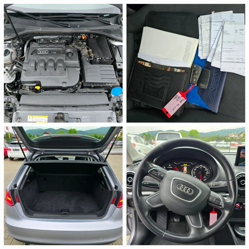 Audi A3 1.6TDI, 110к.с., 6ск., Нави, Подгрев, Led-Bi Xenon, снимка 16 - Автомобили и джипове - 50427907