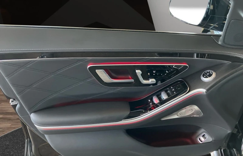 Mercedes-Benz S 63 AMG E-PERFORMANCE/LONG/EXCLUSIV/BURM/360/DISTRONIC/20/, снимка 8 - Автомобили и джипове - 50657323