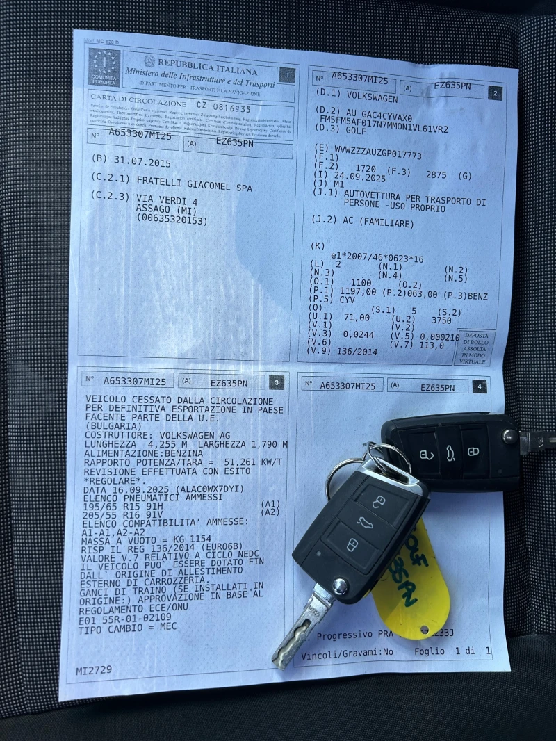 VW Golf 7-1.2.евро6в, снимка 11 - Автомобили и джипове - 52328994